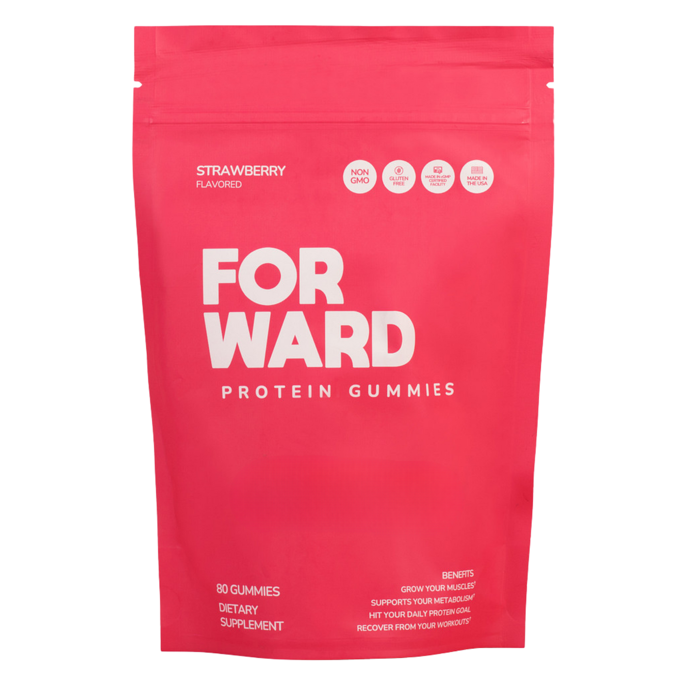 Protein Gummies - Strawberry 80 Count