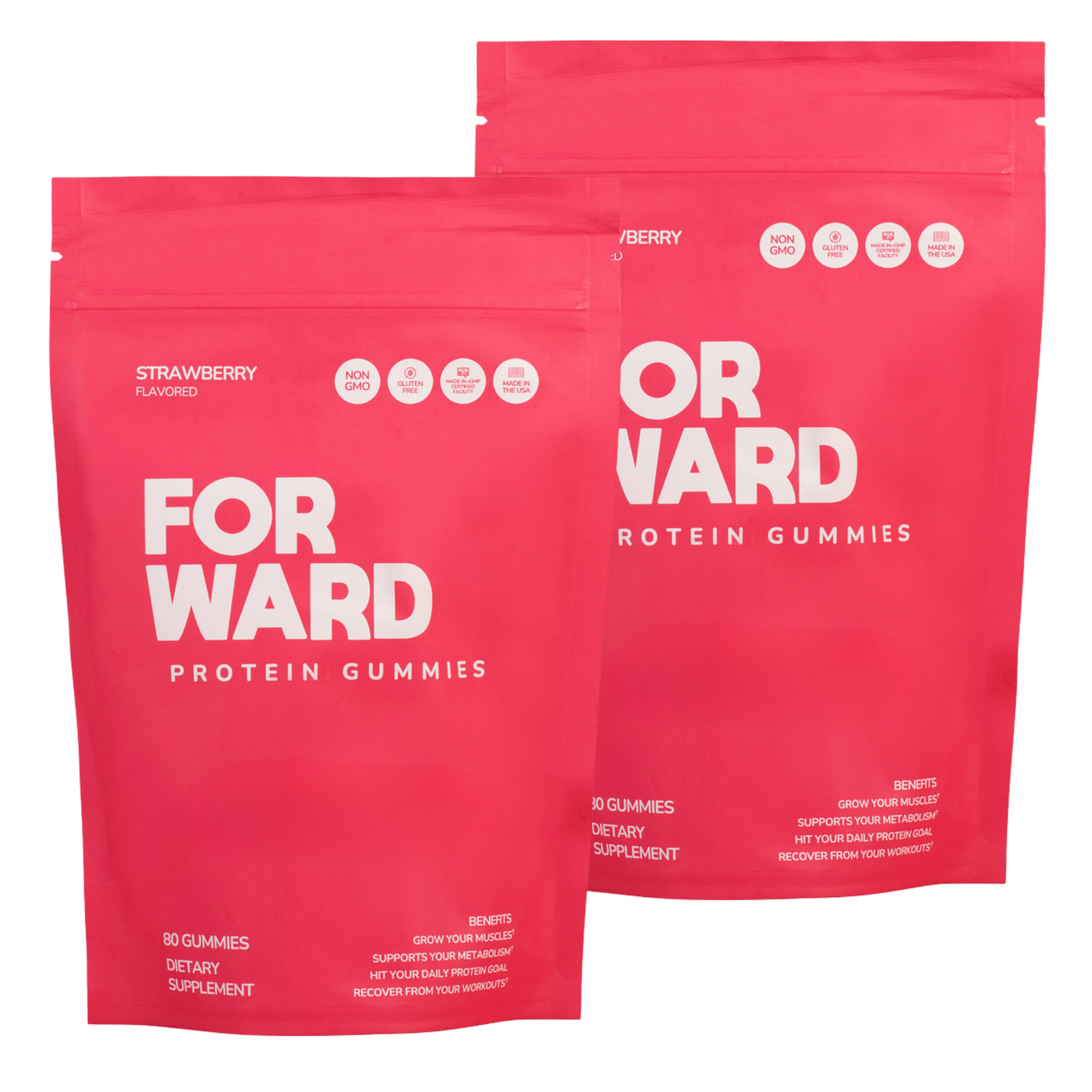 Protein Gummies - Strawberry 80 Count