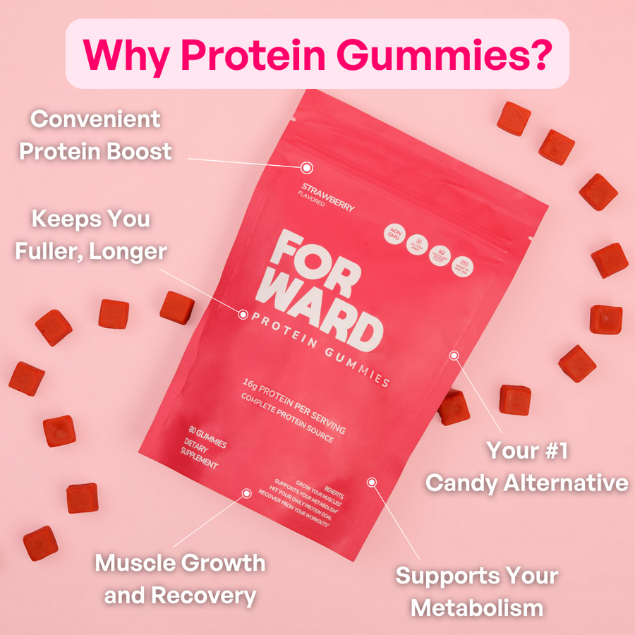 Protein Gummies - Strawberry 80 Count