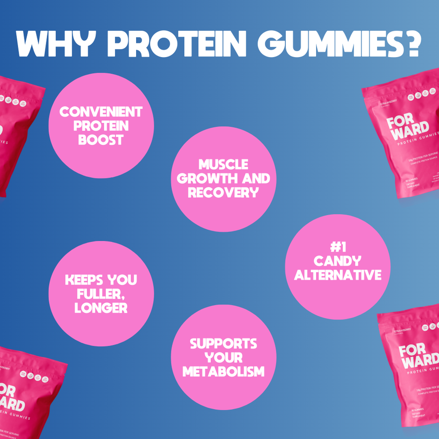 Protein Gummies - Strawberry 80 Count